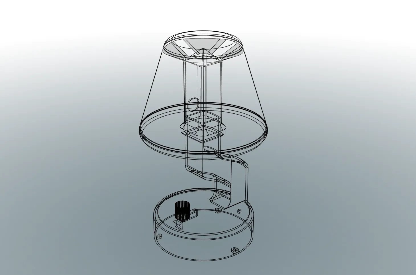 Lampe de chevet - Étapes de développement et détails techniques